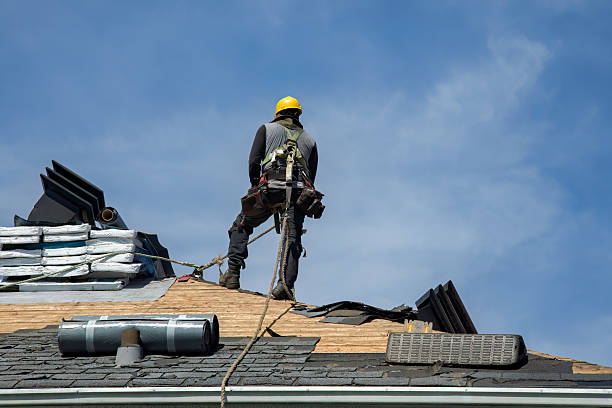 Professional Metal Roofing technician working in Sheridan, IL